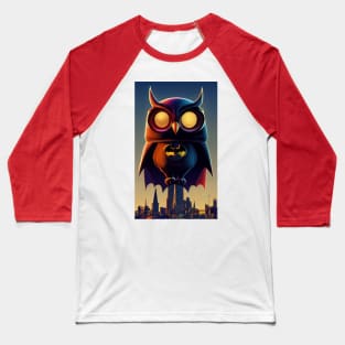 Owl Batman Baseball T-Shirt